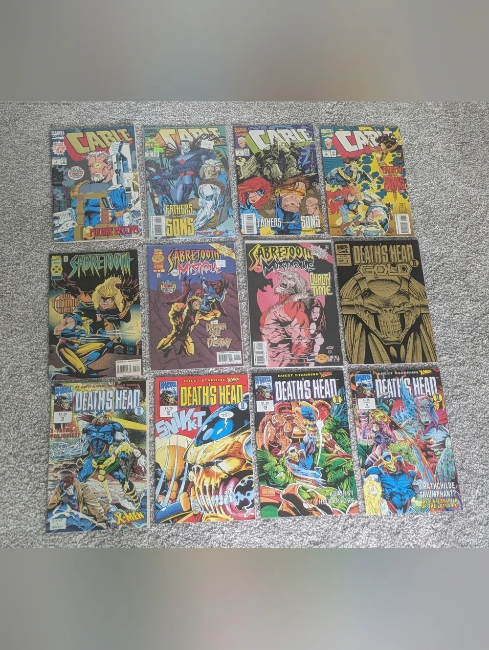 HUGE Marvel Comics Lot (47) No Duplicates X-Men Gambit Cable Sabretooth She Hulk